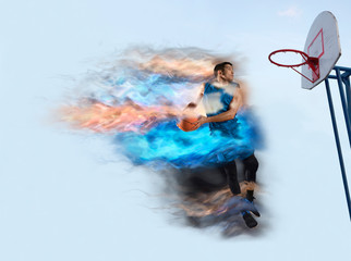 Man basketball player