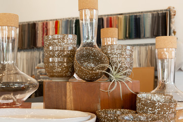 Brown Speckled Stone Bowls