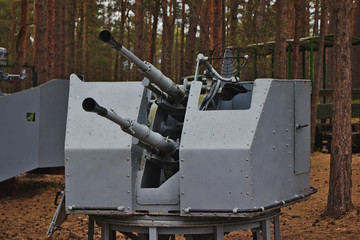 anti-aircraft gun. The Second World War.