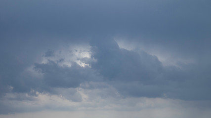 Fototapeta na wymiar Rainy cloudy sky as a background