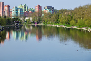 Naklejka premium Pjongjang, Korea Północna