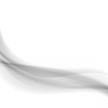  Horizontal gray lines abstract wave on a white background © Nikolas