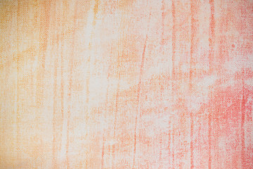 orange and white painted on artistic canvas background texture