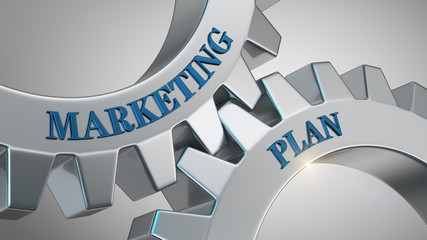 Marketing plan concept