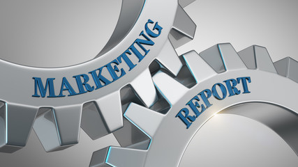 Marketing report concept