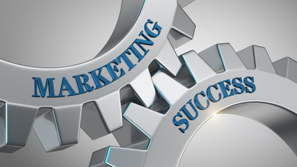 Marketing success concept