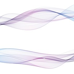 Abstract motion smooth color wave vector. Set of Curve colorful lines. eps 10