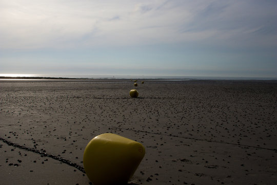 floats on the beach