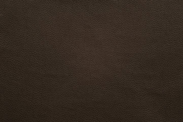 Chocolate brown artificial leather with large texture.