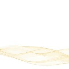 Gold abstract wave. Vector Image. template for presentation. eps 10