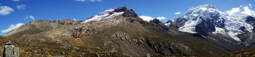 panorama mountain landscape in Peru