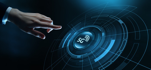 5G Network Internet Mobile Wireless Business concept