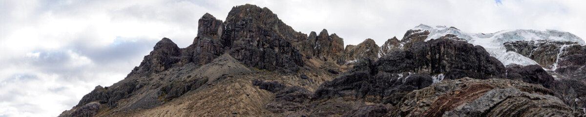 panorama mountain landscape in Peru
