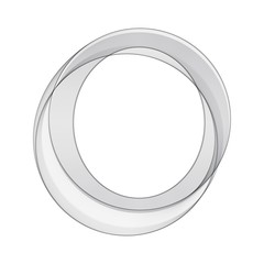 Obraz premium Vector layout for advertising. Abstract gray circle. eps 10