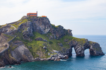 gaztelugatxe landscape, basque country, spain