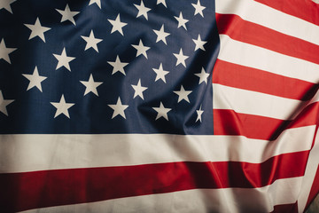 United States of America flag. Image of the american flag flying in the wind.
