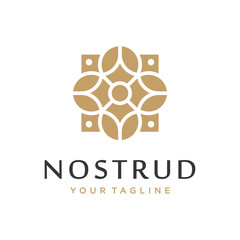 Flower logo design concept. Universal flower logo.