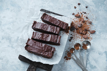Healthy Chocolate Piece of Cake for Rawfoodist
