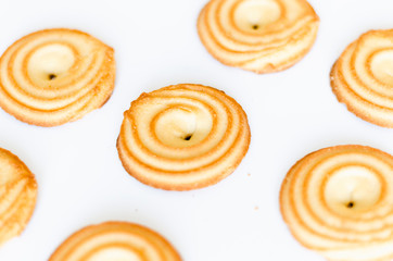 Cookies on the table.