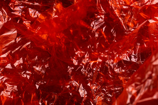 red cellophane paper background texture