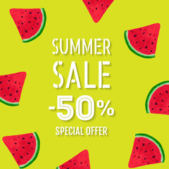 Summer Sale Poster Special Offer