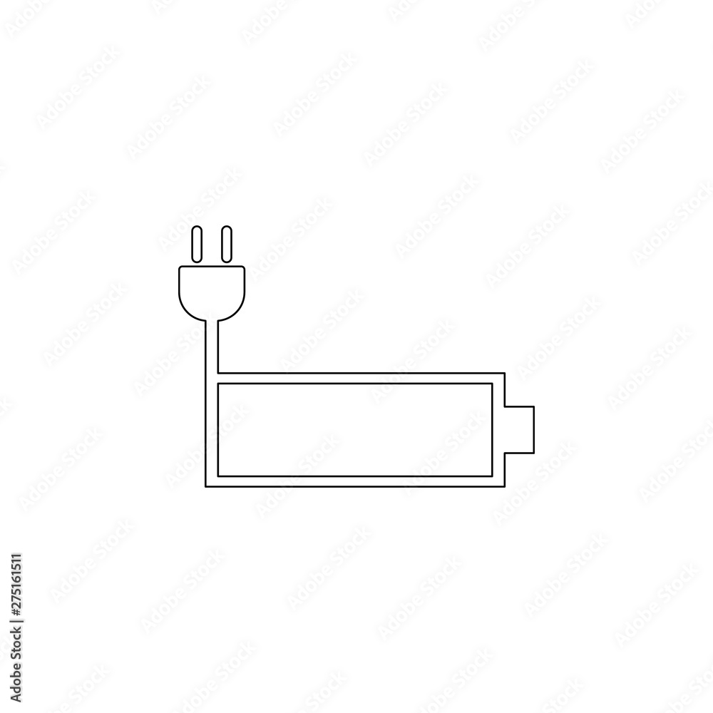 Poster battery charge icon. element of web for mobile concept and web apps icon. outline, thin line icon fo