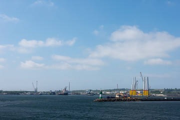 Der Hafen Mukran auf Rügen