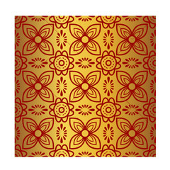 Seamless pattern traditional batik is printed by hand-made giving a feel ethnic, retro, classic vintage for Background, carpet, wallpaper, clothing, wrapping, fabric, batik, and vector illustratio