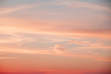 Naklejka na ściany i meble beautiful evening cloudscape background