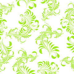 Seamless background with patterns, Khokhloma. Decorative background with ornament. Ornament.