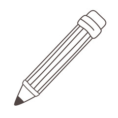 Isolated pencil tool design vector illustrator