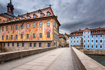 Old Cityhall in the old town of Bamberg, Germany - obrazy, fototapety, plakaty