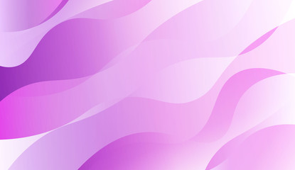 Wavy Background. Design For Cover Page, Poster, Banner Of Websites. Vector Illustration with Color Gradient.