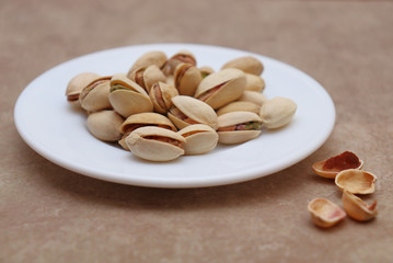 Pistachio nuts - a symbol of wealth in ancient Persia.