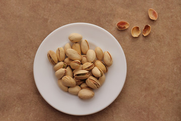 Pistachio nuts - a symbol of wealth in ancient Persia.