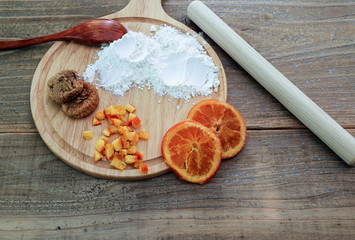 ドライフルーツ オレンジとイチジク