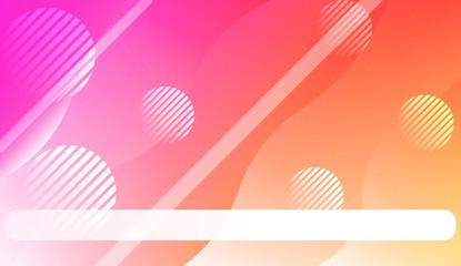 Fluid shapes composition with Abstract Wavy Background with Lines, Circle. For Business Presentation Wallpaper, Flyer, Cover, Landing Page. Vector Illustration with Color Gradient.