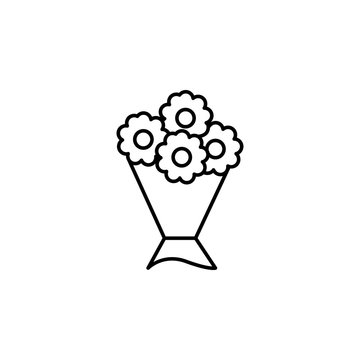 recommend clip art: bouquet, death outline icon. detailed set of death illustrations icons. can be used for web, logo, mobile app, UI, UX