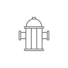 Emergencies, fire hydrant icon. Element of emergencies icon. Thin line icon for website design and development, app development