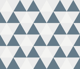 Dreieckiger Hintergrund. Nahtloses geometrisches Muster. Geometrischer Hintergrund des nahtlosen abstrakten Dreiecks. Unendliches geometrisches Muster. Vektor-Illustration.