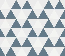 Abwaschbare Fototapete Dreieck Dreieckiger Hintergrund. Nahtloses geometrisches Muster. Geometrischer Hintergrund des nahtlosen abstrakten Dreiecks. Unendliches geometrisches Muster. Vektor-Illustration.