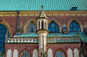 Miasto Wrocław - katedra - lewy bok świątyni