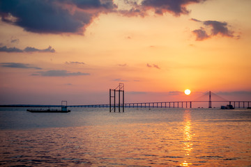 sunset on beach