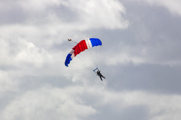 Skydivers Landing at Dillingham Air Field