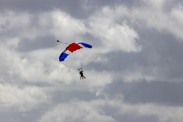 Skydivers Landing at Dillingham Air Field