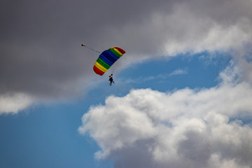Skydivers Landing at Dillingham Air Field