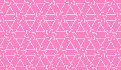 Template with geometric pattern. Vector Seamless illustration. Triangles style.