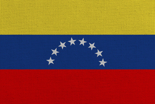 venezuela fabric flag