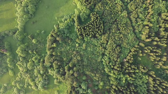 Landschaften in Hessen aus der Luft