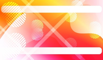 Abstract Shiny Waves, Lines, Circle, Space for Text. For Elegant Pattern Cover Book. Vector Illustration with Color Gradient.